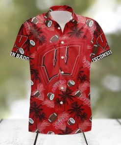 NCAA Wisconsin Badgers Hawaiian Shirt Beach Gift For Friend 2 NCAA Wisconsin Badgers Hawaiian Shirt Beach Gift For Friend