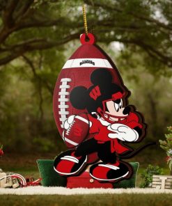 NCAA Wisconsin Badgers Mickey Mouse Christmas Ornament