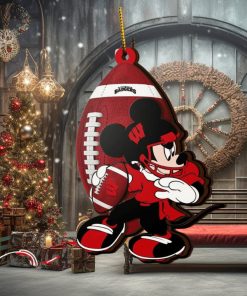 NCAA Wisconsin Badgers Mickey Mouse Christmas Ornament