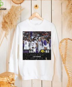 NCAA Women’s Basketball 2023 LSU Tigers vs Iowa Hawkeyes 102 – 85 shirt