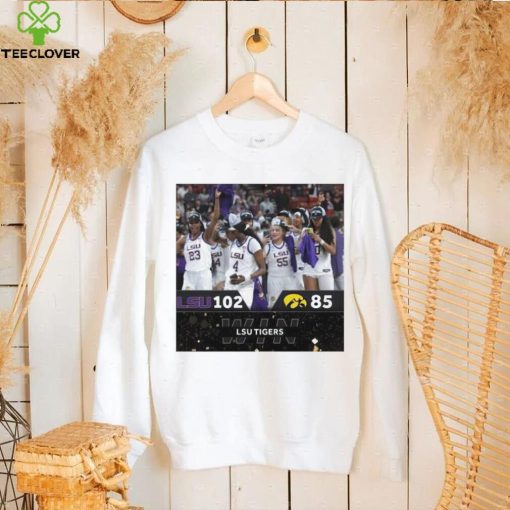 NCAA Women’s Basketball 2023 LSU Tigers vs Iowa Hawkeyes 102 – 85 shirt