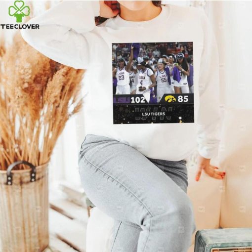 NCAA Women’s Basketball 2023 LSU Tigers vs Iowa Hawkeyes 102 – 85 shirt