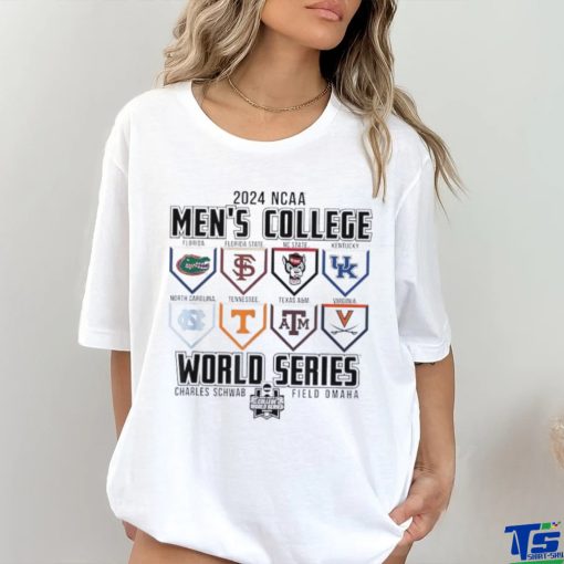 NCAA men’s college world series 2024 Charles schwab field Omaha shirt