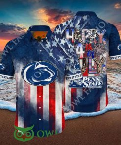 NCAA1 Penn State Nittany Lions Independence Day Holidays Hawaiian Shirt 2024