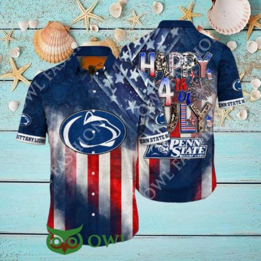 NCAA1 Penn State Nittany Lions Independence Day Holidays Hawaiian Shirt 2024