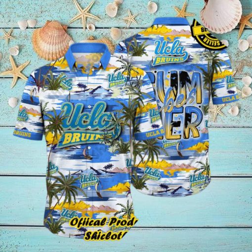 NCAA3 Flower Hawaii Shirt For Fans, Summer Football Shirts