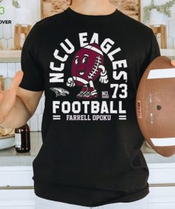 NCCU NCAA Football Farrell Opoku Maroon Fashion T Shirt