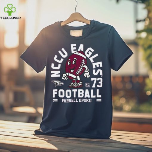 NCCU NCAA Football Farrell Opoku Maroon Fashion T Shirt