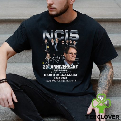 NCIS 20th Anniversary 2003 – 2023 Reat In Peace David Mccallum 1933 – 2023 Thank You For The Memories T Shirt