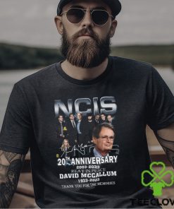 NCIS 20th Anniversary 2003 – 2023 Reat In Peace David Mccallum 1933 – 2023 Thank You For The Memories T Shirt