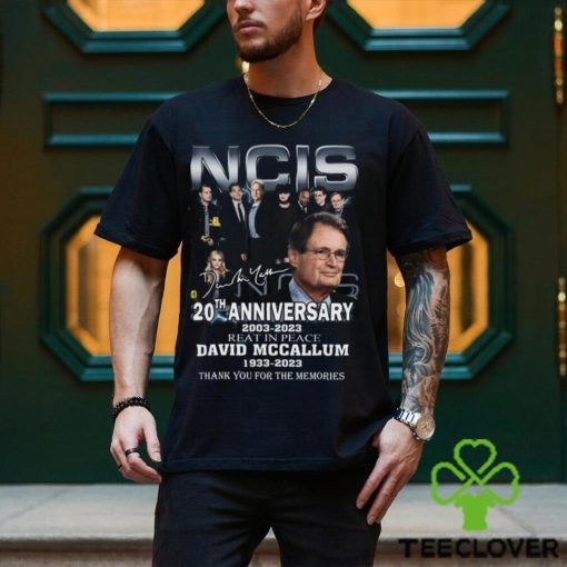 NCIS 20th Anniversary 2003 – 2023 Reat In Peace David Mccallum 1933 – 2023 Thank You For The Memories T Shirt