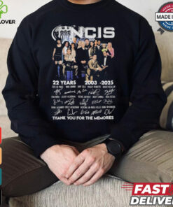 NCIS 22 Years 2003 2025 Thank You For The Memories T Shirt