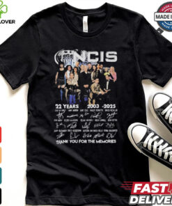 NCIS 22 Years 2003 2025 Thank You For The Memories T Shirt
