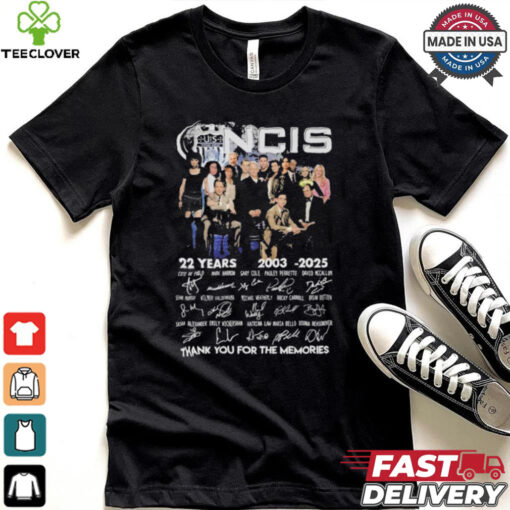 NCIS 22 Years 2003 2025 Thank You For The Memories T Shirt