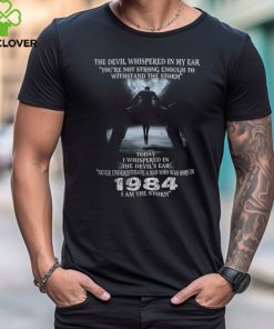 NEVER UNDERESTIMATE A MAN WHO WAS BORN IN 1984 I AM THE STORM shirt