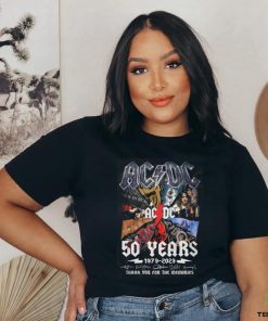 NEW] AC DC 50 Years 1973 – 2023 Thank You For The Memories T Shirt