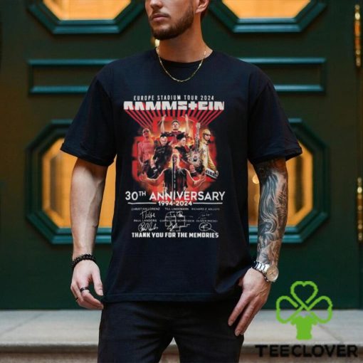 NEW Europe Stadium Tour Rammstein 30th Anniversary Thank You For The Memories T Shirt