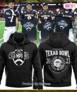 NEW Oklahoma State Cowboys Football TaxAct Texas Bowl Champion Hoodie