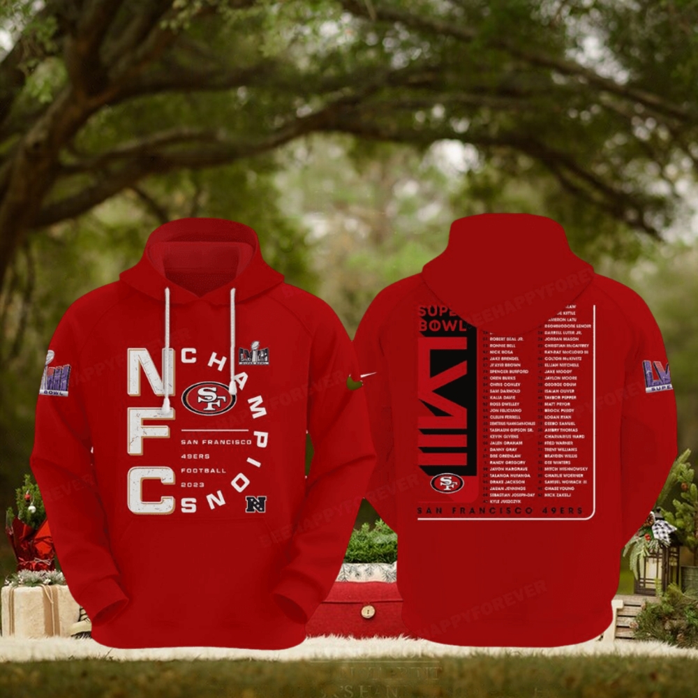 NFC Champions San Francisco 49ers Are All In Super Bowl LVIII Hoodie