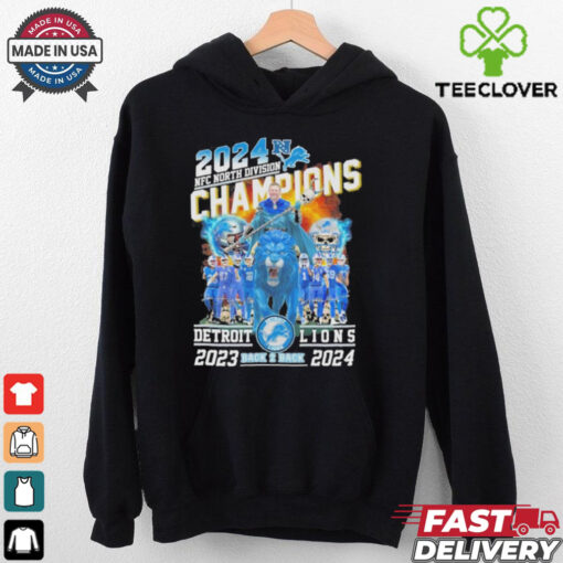NFC North Division Champions Detroit Lions Back To Back 2023 2024 shirt