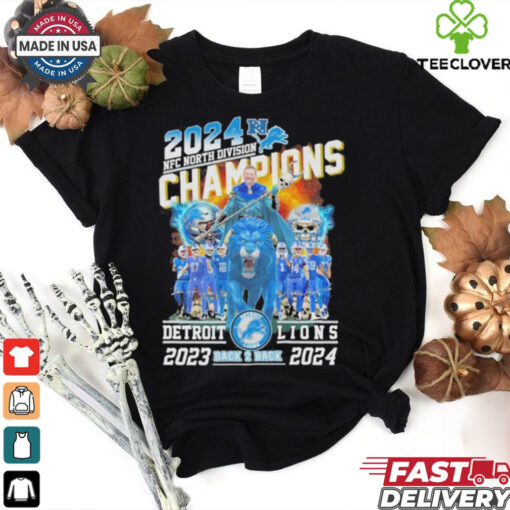 NFC North Division Champions Detroit Lions Back To Back 2023 2024 shirt