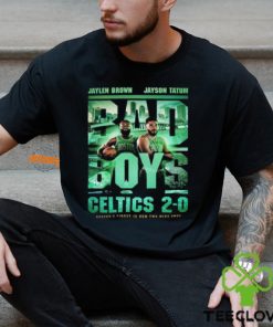 Jaylen Brown And Jayson Tatum Bad Boys Boston Celtics Is Now Two Wins Away Unisex T Shirt 3 Jaylen Brown And Jayson Tatum Bad Boys Boston Celtics Is Now Two Wins Away Unisex T Shirt