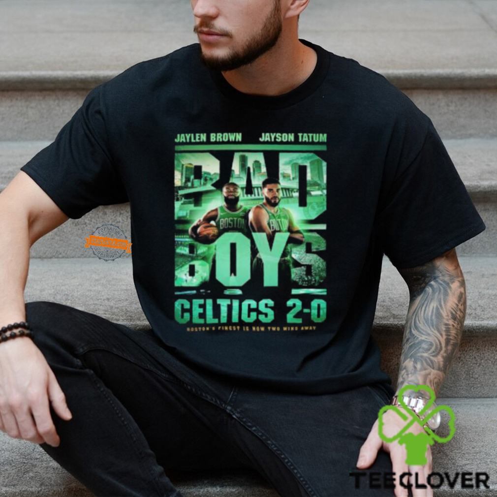 Jaylen Brown And Jayson Tatum Bad Boys Boston Celtics Is Now Two Wins Away Unisex T Shirt Jaylen Brown And Jayson Tatum Bad Boys Boston Celtics Is Now Two Wins Away Unisex T Shirt
