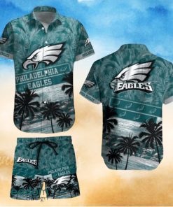 NFL 1 Philadelphia Eagles Tropical Combo Hawaiian And Short