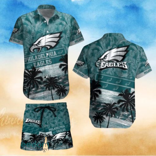 NFL 1 Philadelphia Eagles Tropical Combo Hawaiian And Short