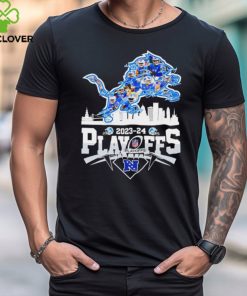 NFL 2023 2024 NFC Playoffs Detroit Lions player signatures logo skyline hoodie, sweater, longsleeve, shirt v-neck, t-shirt