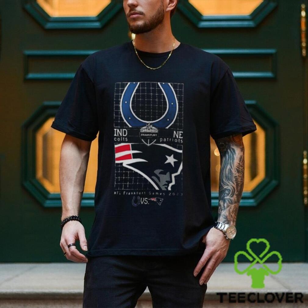 Nfl 2023 Germany Frankfurt Games Match Up Indianapolis Colts Vs New England  Patriots Shirt