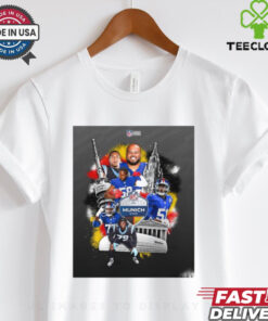 NFL 2024 International Games Giants and Panthers in Munich Game Poster T Shirt