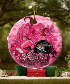 NFL Arizona Cardinals Breast Cancer And Sport Team Ceramic Ornament