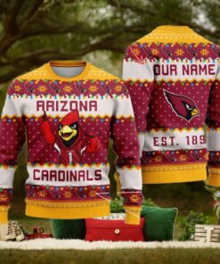 NFL Arizona Cardinals Cute Mascot Custom Ugly Christmas Sweater
