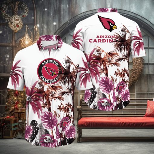 NFL Arizona Cardinals Hawaii Shirt Palm Tree Aloha Shirt For Fans