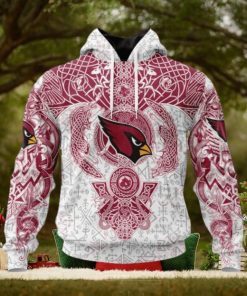 NFL Arizona Cardinals Norse Viking Symbols 3D Hoodie