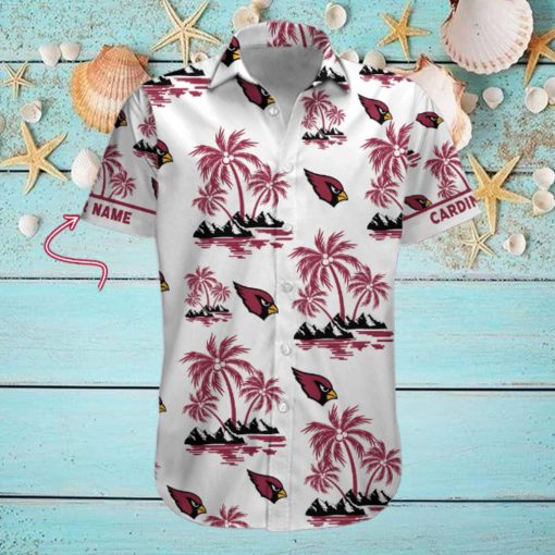 NFL Arizona Cardinals Palm Tree Tropical Summer Hawaiian Shirt