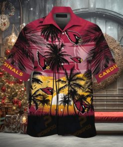 NFL Arizona Cardinals Red Beach Sun Hawaiian Shirt