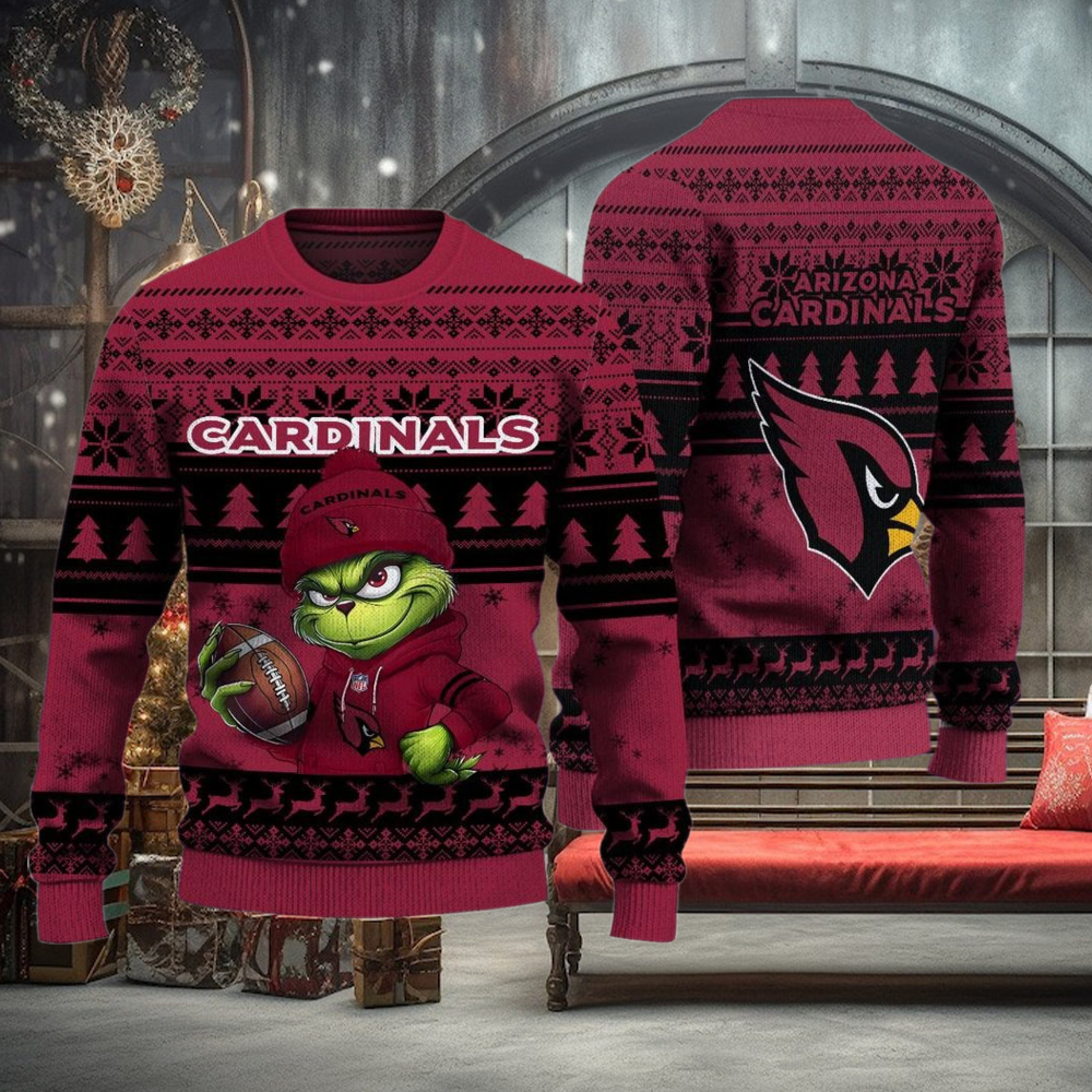 NFL Arizona Cardinals The Grinch Ugly Christmas Sweater NFL Arizona Cardinals The Grinch Ugly Christmas Sweater