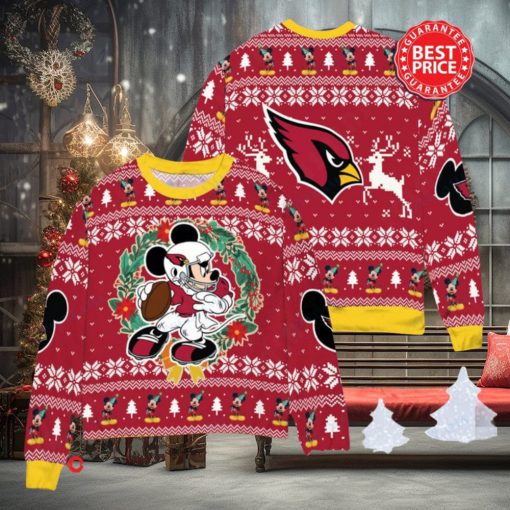 NFL Arizona Cardinals x Mickey Mouse Christ Ugly Sweater
