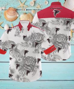 NFL Atlanta Falcons 3D Flowers Leaf Hawaiian Shirt Summer Hot Gift For Fans