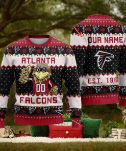 NFL Atlanta Falcons Cute Mascot Custom Ugly Christmas Sweater
