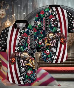 NFL Atlanta Falcons Hawaii Shirt Mascot Aloha Summer Shirt