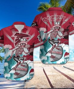 NFL Atlanta Falcons Hawaiian Shirt Funny Grateful Dead Beach Gift For Friend