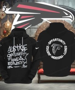 NFL Atlanta Falcons Justice Opportunity Equity Freedom Hoodie