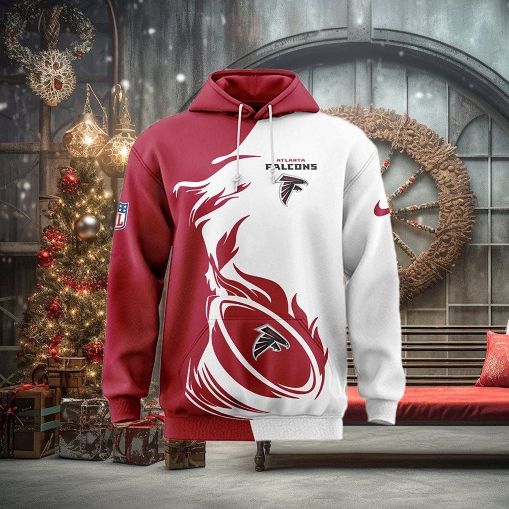 NFL Atlanta Falcons Luxury Pullover Hoodie NFL Atlanta Falcons Luxury Pullover Hoodie