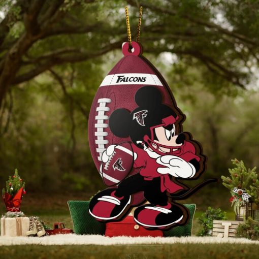 NFL Atlanta Falcons Mickey Mouse Christmas Ornament