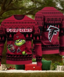 NFL Atlanta Falcons The Grinch Ugly Christmas Sweater