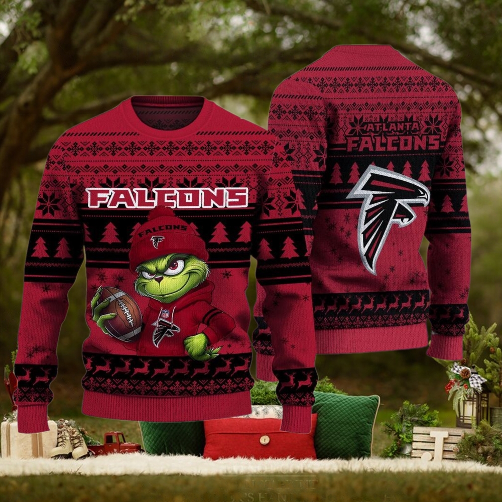 NFL Atlanta Falcons The Grinch Ugly Christmas Sweater NFL Atlanta Falcons The Grinch Ugly Christmas Sweater