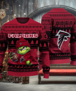 NFL Atlanta Falcons The Grinch Ugly Christmas Sweater